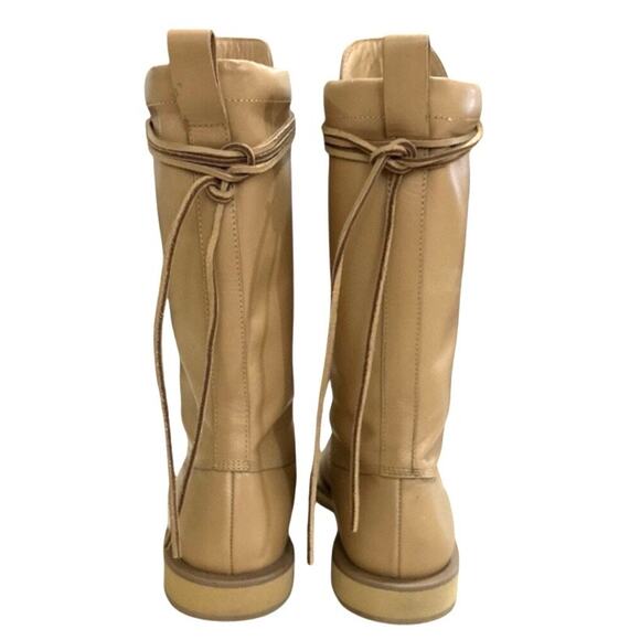 Tamara Mellon X Karla Welch Hellbent Mid-Calf Boot Sz 7.5 Leather Limit-Edition - Picture 5 of 11